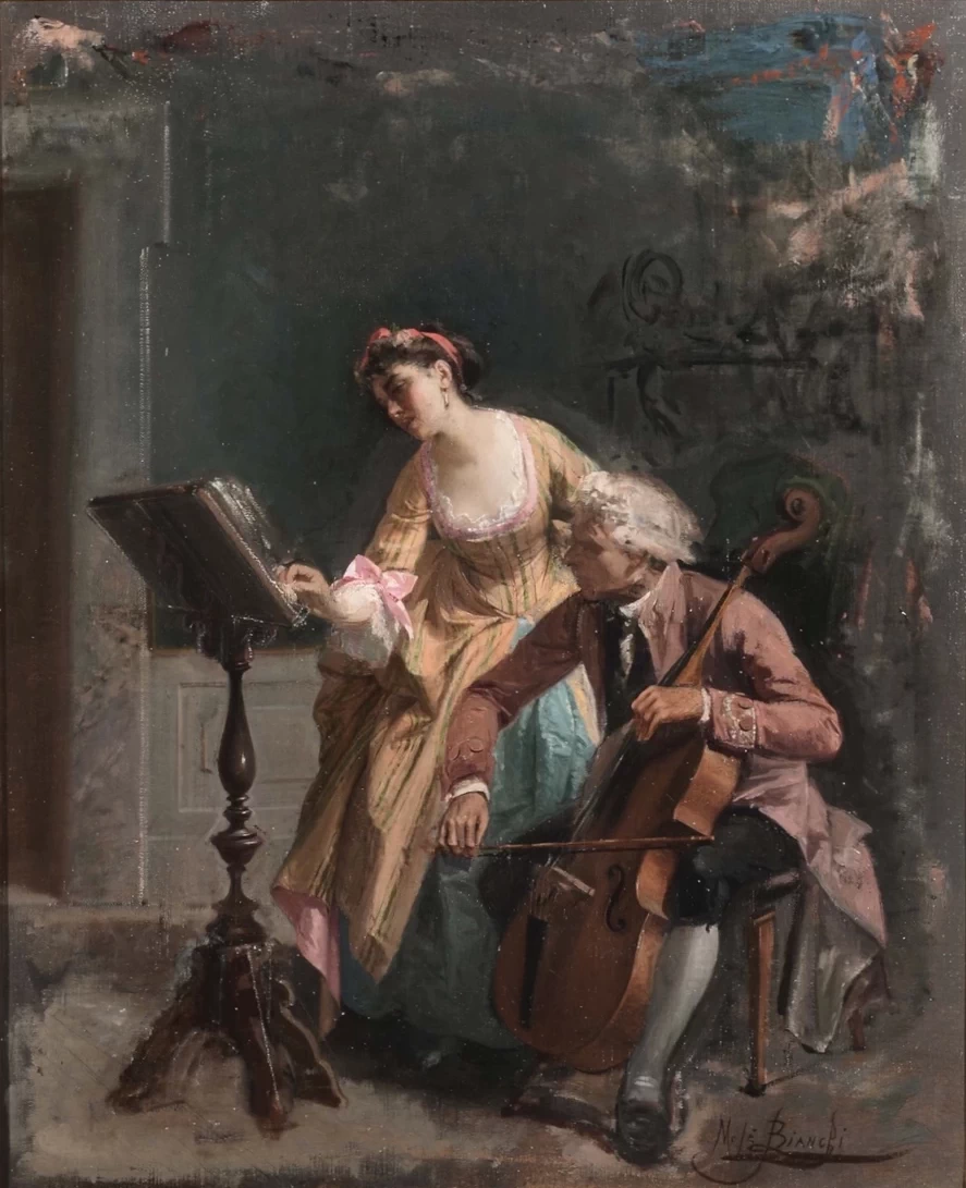 (Attribuito a), Lezioni di musica